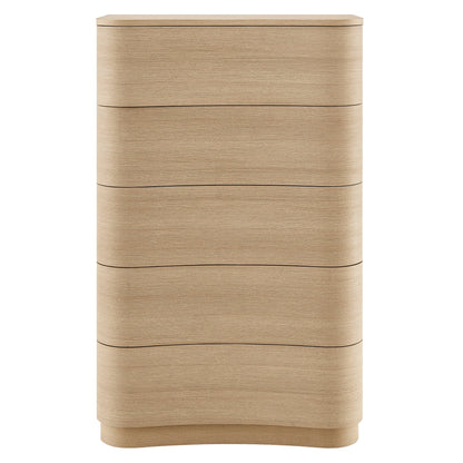 Modway Furniture Mirae 5-Drawer Curved Dresser Chest of Drawers - MOD-7231-BOA