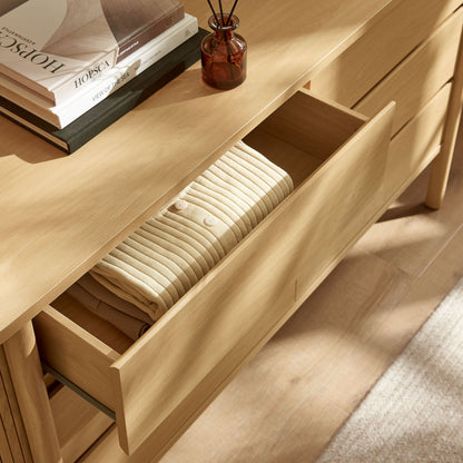 Modway Furniture Cadence 6-Drawer Curved Dresser - MOD-7242-OAK