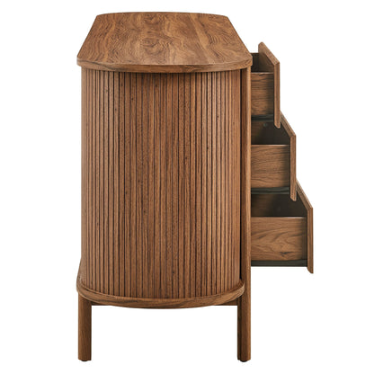 Modway Furniture Cadence 6-Drawer Curved Dresser - MOD-7242-OAK