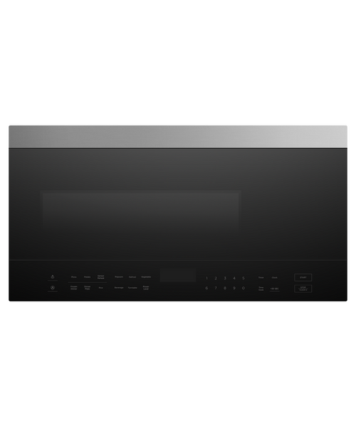 Fisher Paykel 30" Series 5Contemporary Over the Range Microwave Black - MOH30SB1