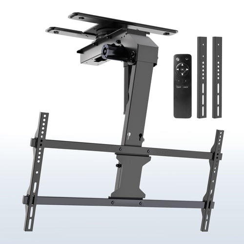 VIVO Electric Flip Down / Swivel Ceiling TV Mount - 37” to 86” Screens - MOUNT-E-FD85S