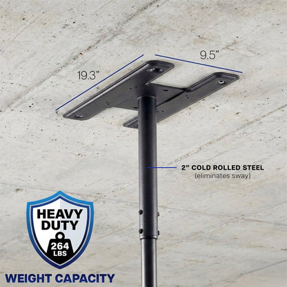VIVO Hanging Quad TV Ceiling Mount - 32” to 50” Screens - MOUNT-VC450