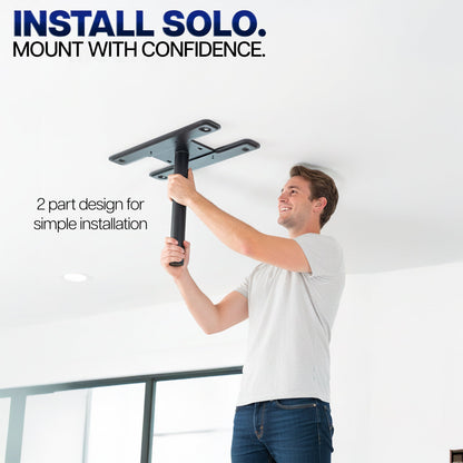 VIVO Hanging Quad TV Ceiling Mount - 32” to 50” Screens - MOUNT-VC450