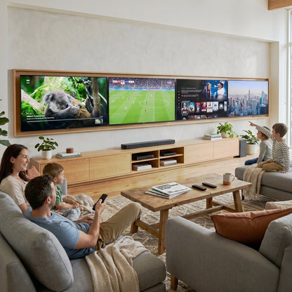 VIVO Pop-Out TV Tilting 1x4 Video Wall Mounts - 37” to 65” Screens - MOUNT-VW65-4T