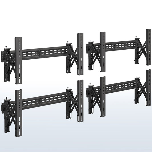 VIVO Pop-Out TV Video Wall Mounts (4 Pack) - 37" to 90" Screens - MOUNT-VW90-4