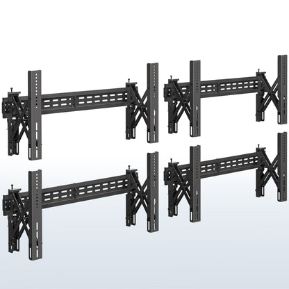 VIVO Pop-Out TV Video Wall Mounts (4 Pack) - 37" to 90" Screens - MOUNT-VW90-4