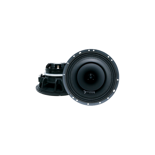 Diamond Audio 6.5" MP Series 2-Way Full-Range Coaxial Speaker w/1" Horn Tweeter (4Ω) - MP654