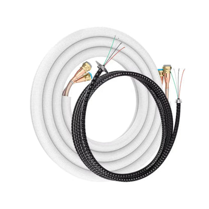 MRCOOL DIY 5th Gen 50 ft. 1/4" x 3/8" Pre-Charged Quick Connect Line Set with  - DIY Pro Cable - R454B (for 6K, 9K & 12K Indoor Units)