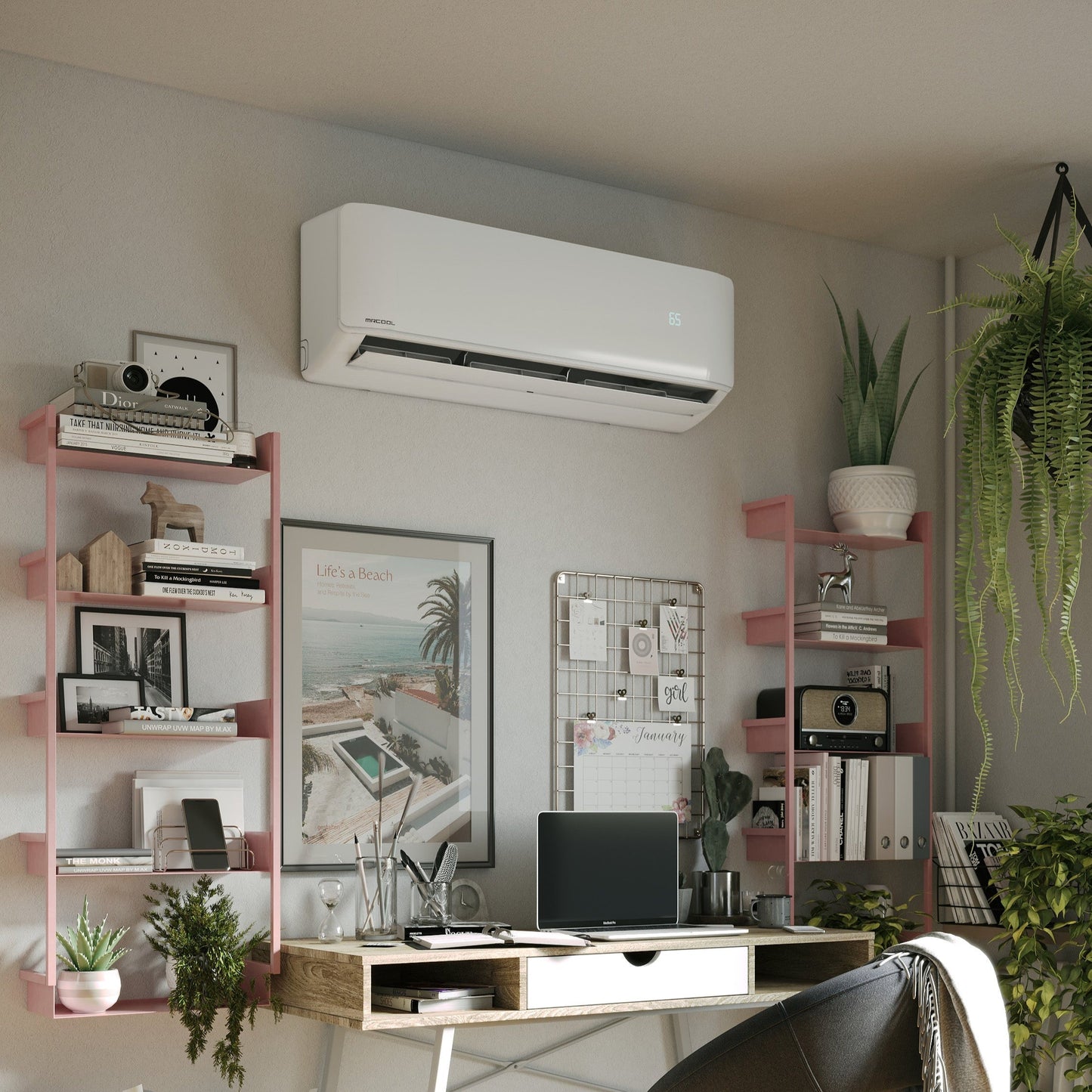 MRCOOL DIY 5th Gen 12,000 BTU Multi-Zone Mini Split Air Handler 230V,  - DIY-12-HP-WMAH-230D25-O