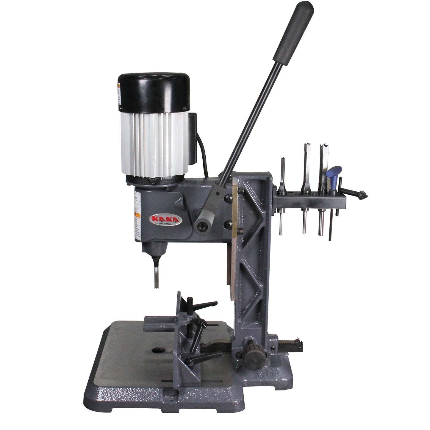 Woodworking Mortise Machine, Bench Top Mortise Machine MS-3816, With 4 Sizes Chisel Bit Sets, Round Holes and Square Hole Mortising