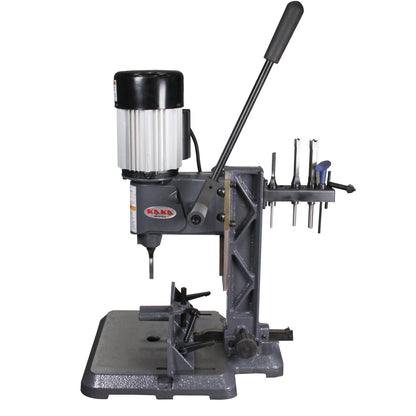 Woodworking Mortise Machine, Bench Top Mortise Machine MS-3816, With 4 Sizes Chisel Bit Sets, Round Holes and Square Hole Mortising