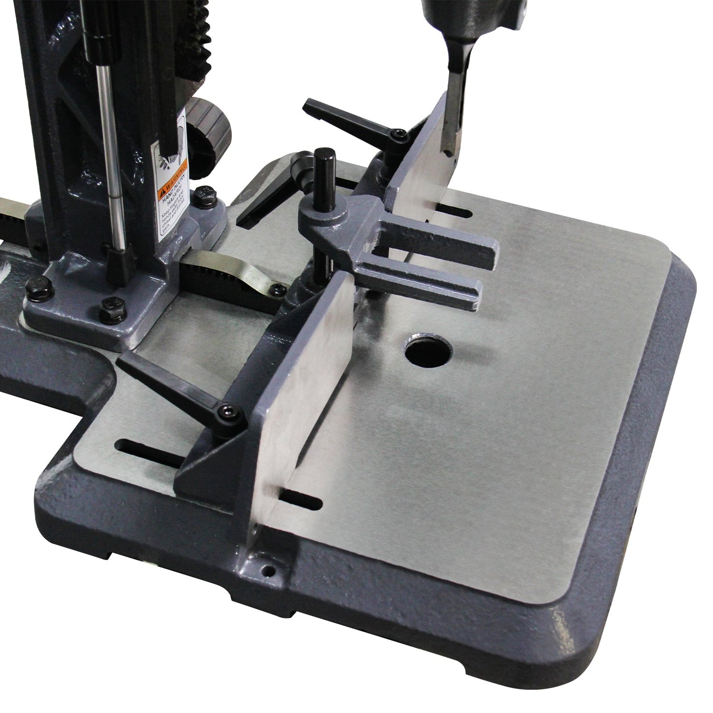 Woodworking Mortise Machine, Bench Top Mortise Machine MS-3816, With 4 Sizes Chisel Bit Sets, Round Holes and Square Hole Mortising