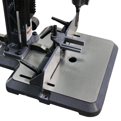 Woodworking Mortise Machine, Bench Top Mortise Machine MS-3816, With 4 Sizes Chisel Bit Sets, Round Holes and Square Hole Mortising