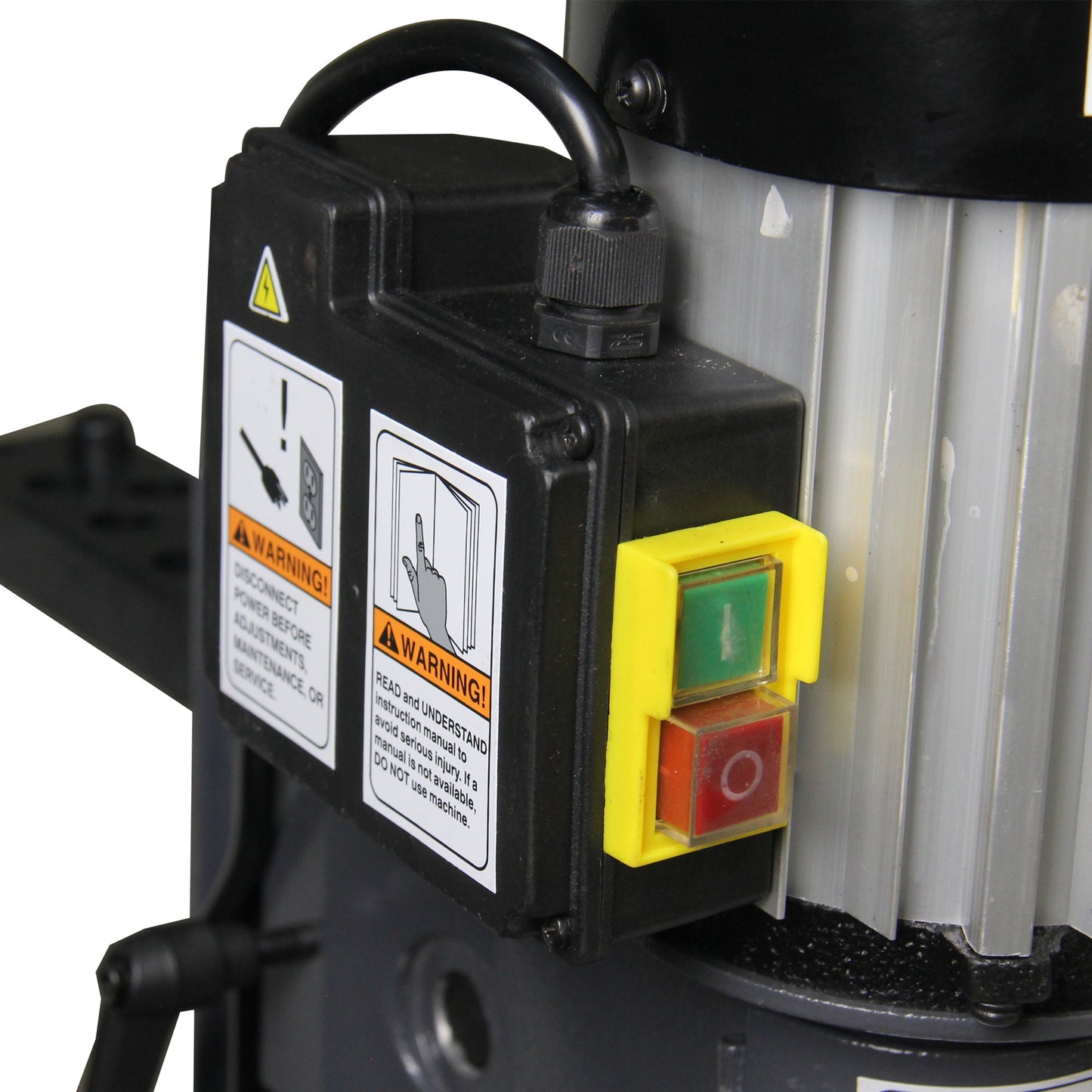 Woodworking Mortise Machine, Bench Top Mortise Machine MS-3816, With 4 Sizes Chisel Bit Sets, Round Holes and Square Hole Mortising