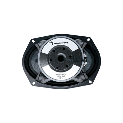 Diamond Audio 6"x9" 2-Way Coaxial Speakers w/Titanium Dome Tweeter (4Ω) - MS69CX