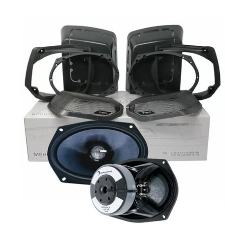 Diamond Audio 1998-2013 Harley Davidson Cut In Lid Kit with MS69CX Speaker (4Ω) - MS694CX2LK13