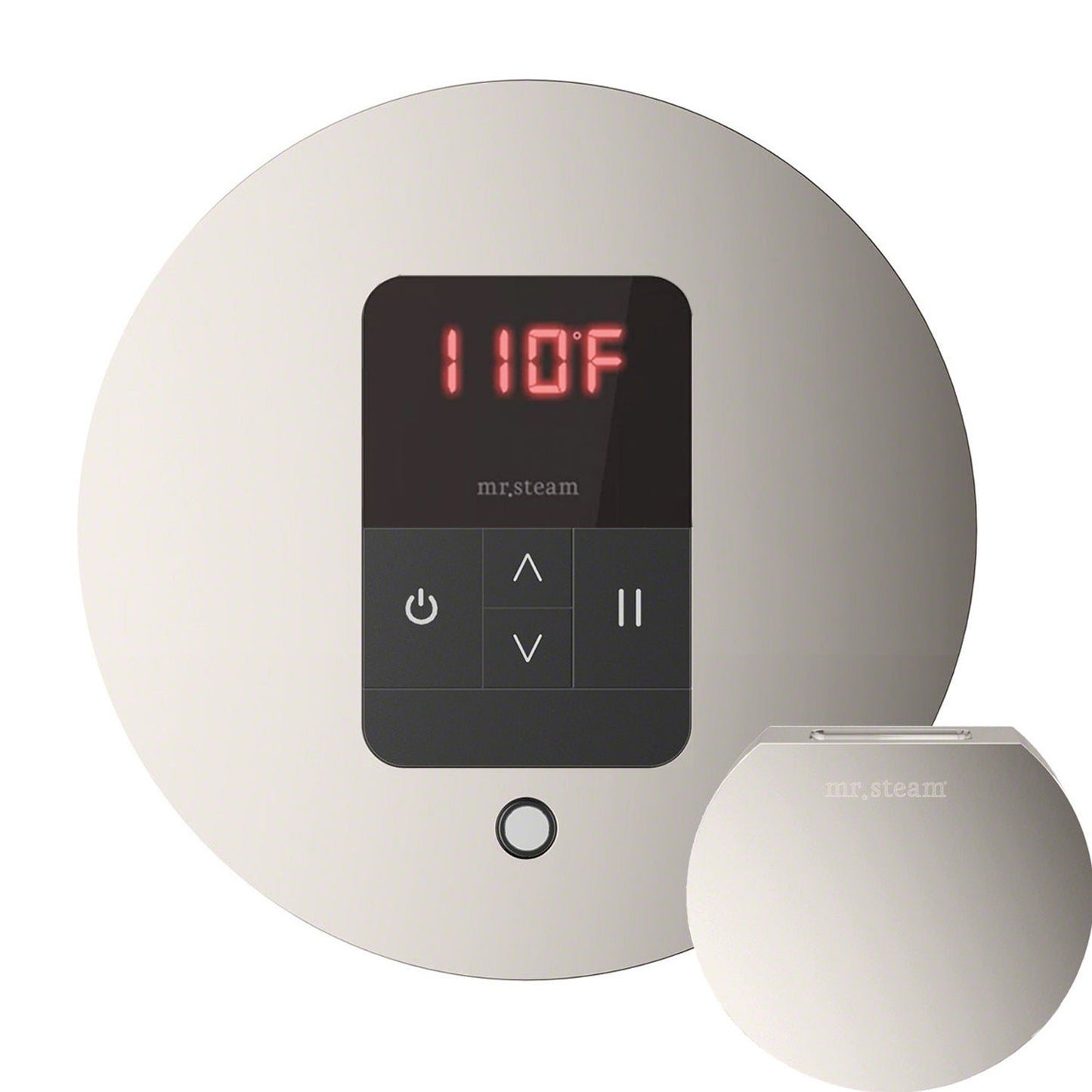 Mr. Steam MSITEMPORD-PN - iTempo Round Steam Shower Control - Polished Nickel - MSITEMPORD-PN