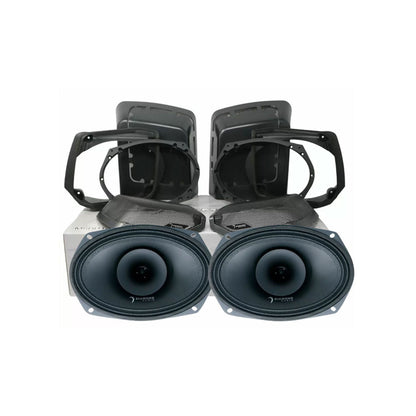 Diamond Audio 1998-2013 Harley Davidson Cut-In Lid Kit with MP692 Speakers (2Ω) - MSMP692LK13