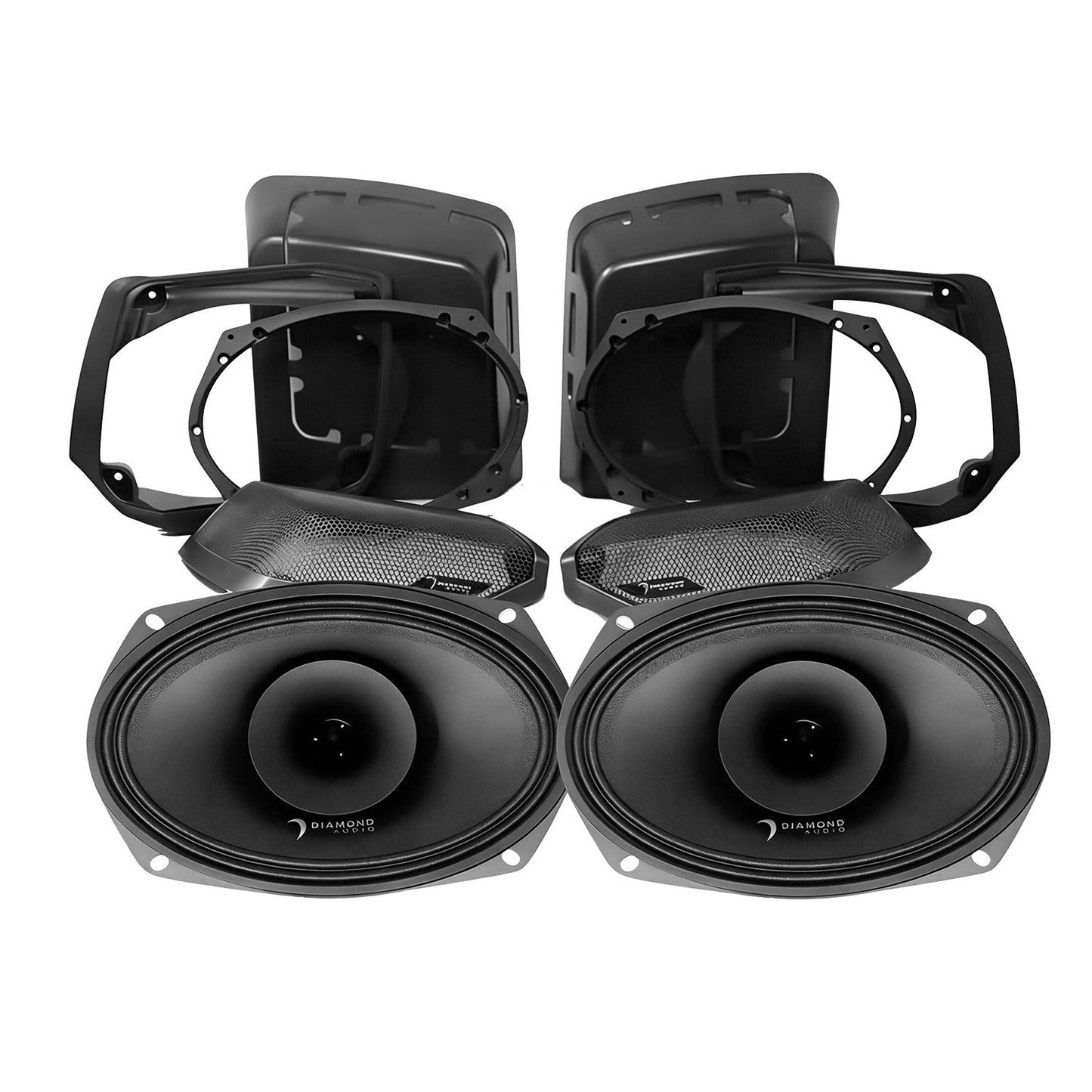 Diamond Audio 98 - 13 Harley Davidson Road Glide 4-Speaker System - DA9813RGSP4