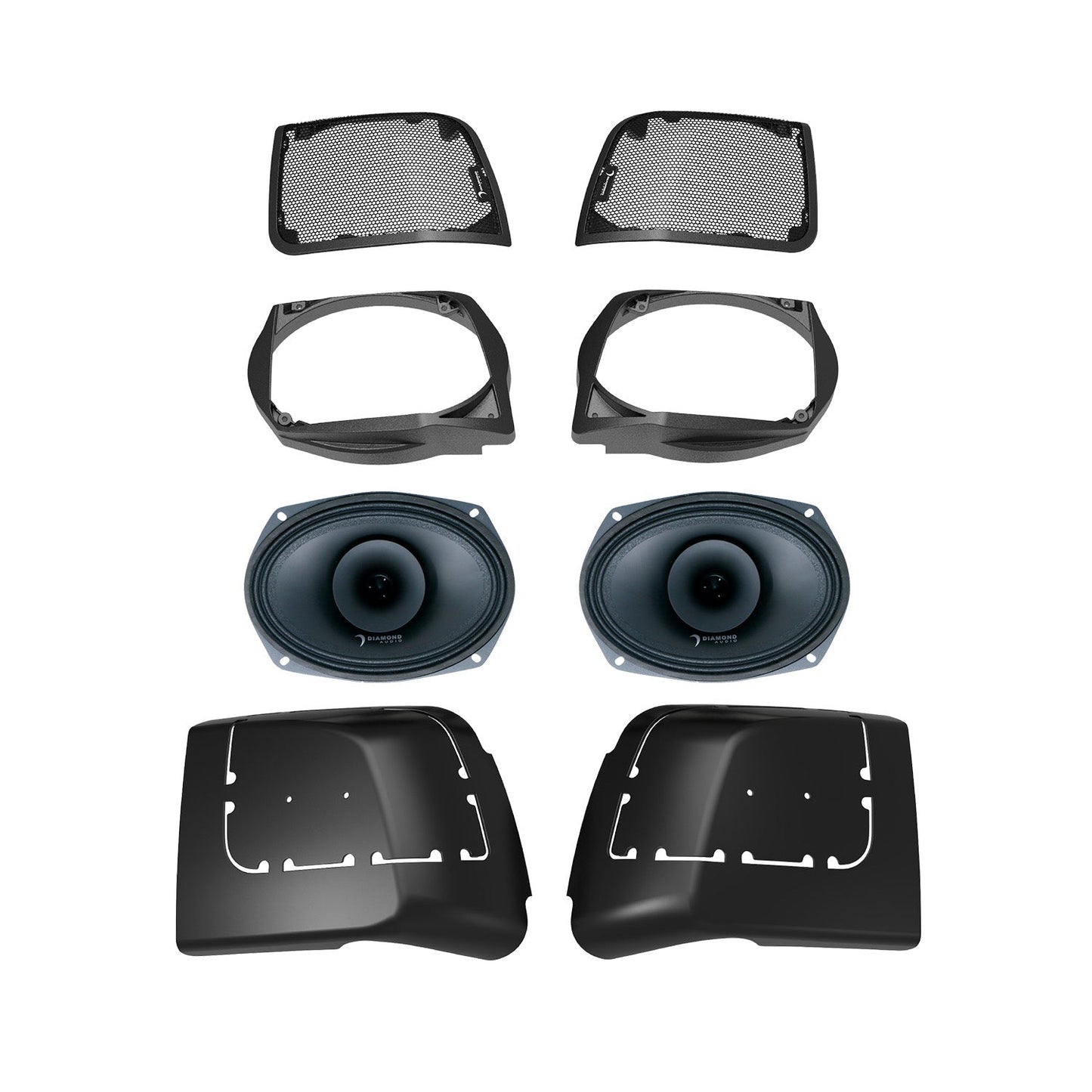 Diamond Audio 14 - 23 Harley Davidson Road Glide 4-Speaker System - DA1423RGSP4R