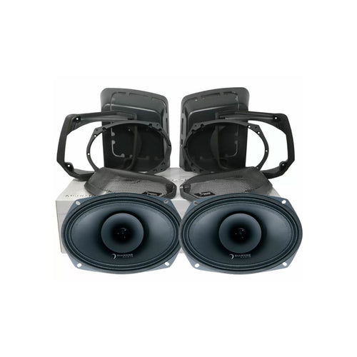 Diamond Audio 1998-2013 Harley Davidson Cut-In Lid Kit with MP694 Speakers (4Ω) - MSMP694LK13