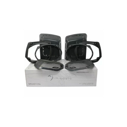 Diamond Audio 1998-2013 Harley Davidson Cut-In Lid Kit with MP694 Speakers (4Ω) - MSMP694LK13