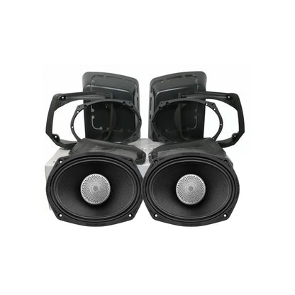 Diamond Audio 1998-2013 Harley Davidson Cut In Speaker Lid Kit with MS692NEO4 Speakers (4Ω) - MSMS692NEO4LK13