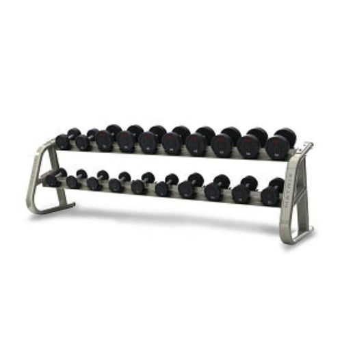 Johnson Health Tech Aura 10-Pair Dumbbell Racks - Matrix Aura Dumbbell Rack, 10 Pairs - G3-FW91