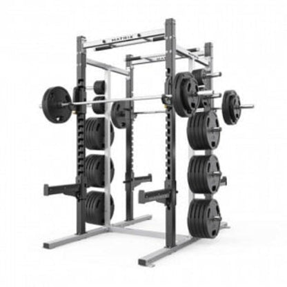 Johnson Health Tech Matrix Varsity Half Rack - Matrix Varsity Half Rack, 7 ft. 6" - VY-D690