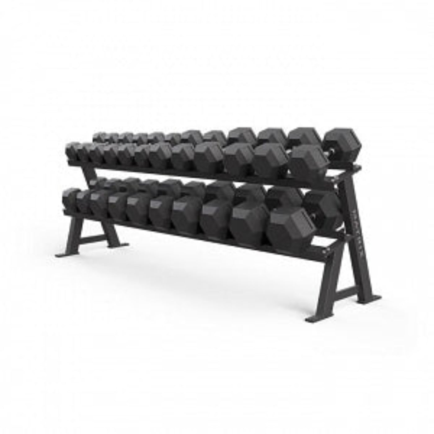 Johnson Health Tech Matrix Varsity 2-Tier Hex Dumbbell Racks - Matrix Varsity 2-Tier Hex Dumbbell Rack - VY-D697