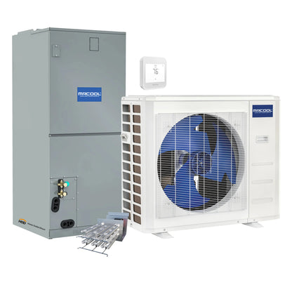 MRCOOL VersaPro 2nd Gen Central Split System with 30K BTU, 2.5 Ton, 17 SEER2, Central Ducted Condenser and Ducted Air Handler wit 5kW Heat Kit   - MVP30HP2A00OH05