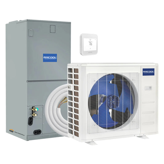 MRCOOL VersaPro 2nd Gen Central Split System with 24K BTU, 2 Ton, 18.1 SEER2, Heat Pump Condenser and Ducted Air Handler with 35 Ft. R-454B No-Vac Lineset  - MVP-24-HP-230A35