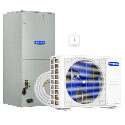 MRCOOL VersaPro 2nd Gen Central Split System with 60K BTU, 5 Ton, 15.2 SEER2, Heat Pump Condenser and Ducted Air Handler with 15 Ft. R-454B No-Vac Lineset  - MVP-60-HP-230A15