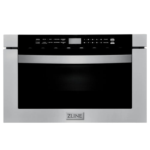 ZLINE 24 Inch 1.2 Cu. Ft. Microwave Drawer In Stainless Steel,  - MWD-1