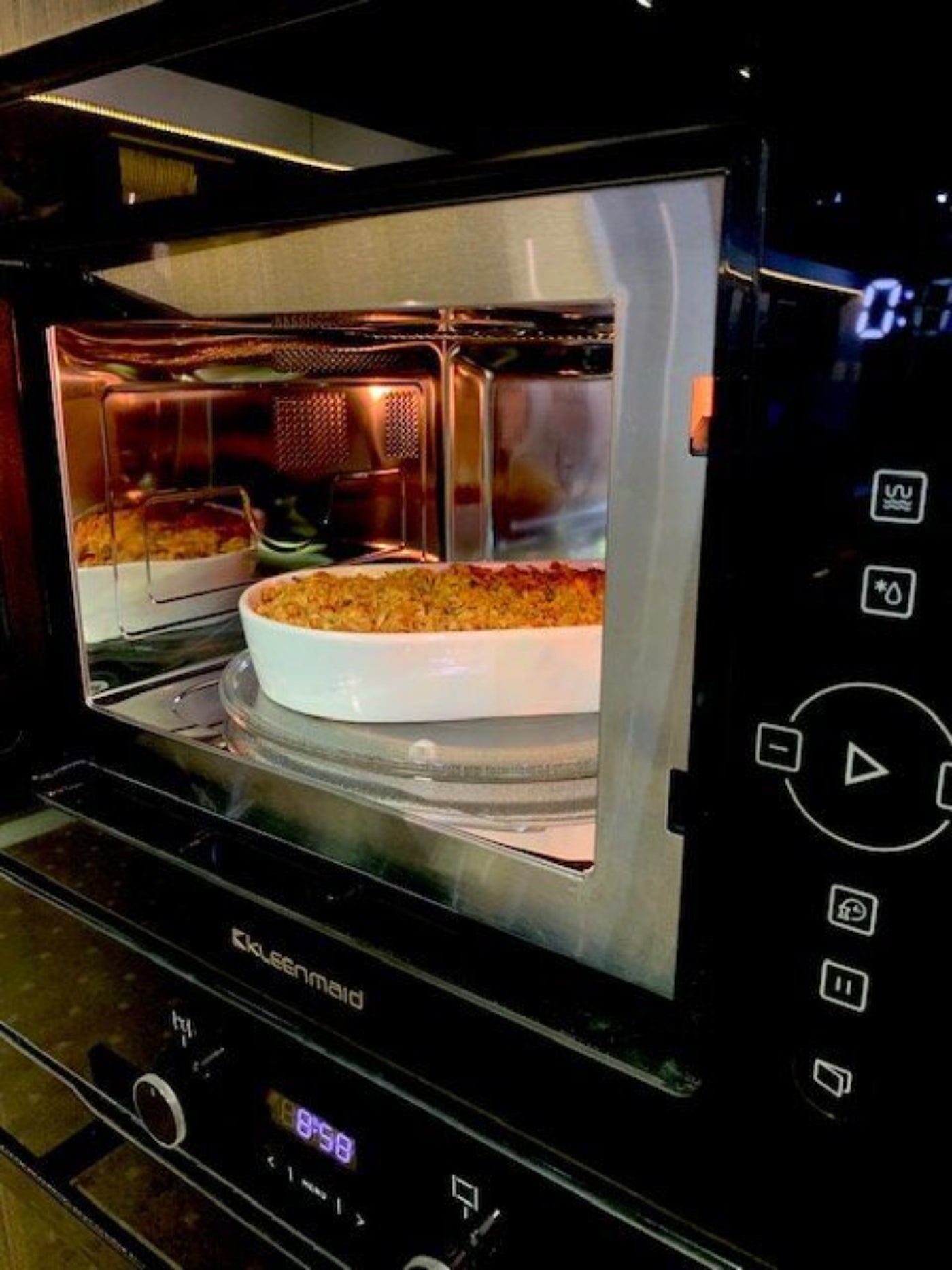 Kleenmaid 25 Litre Built-in Microwave Quartz Grill Oven - MWG4512K