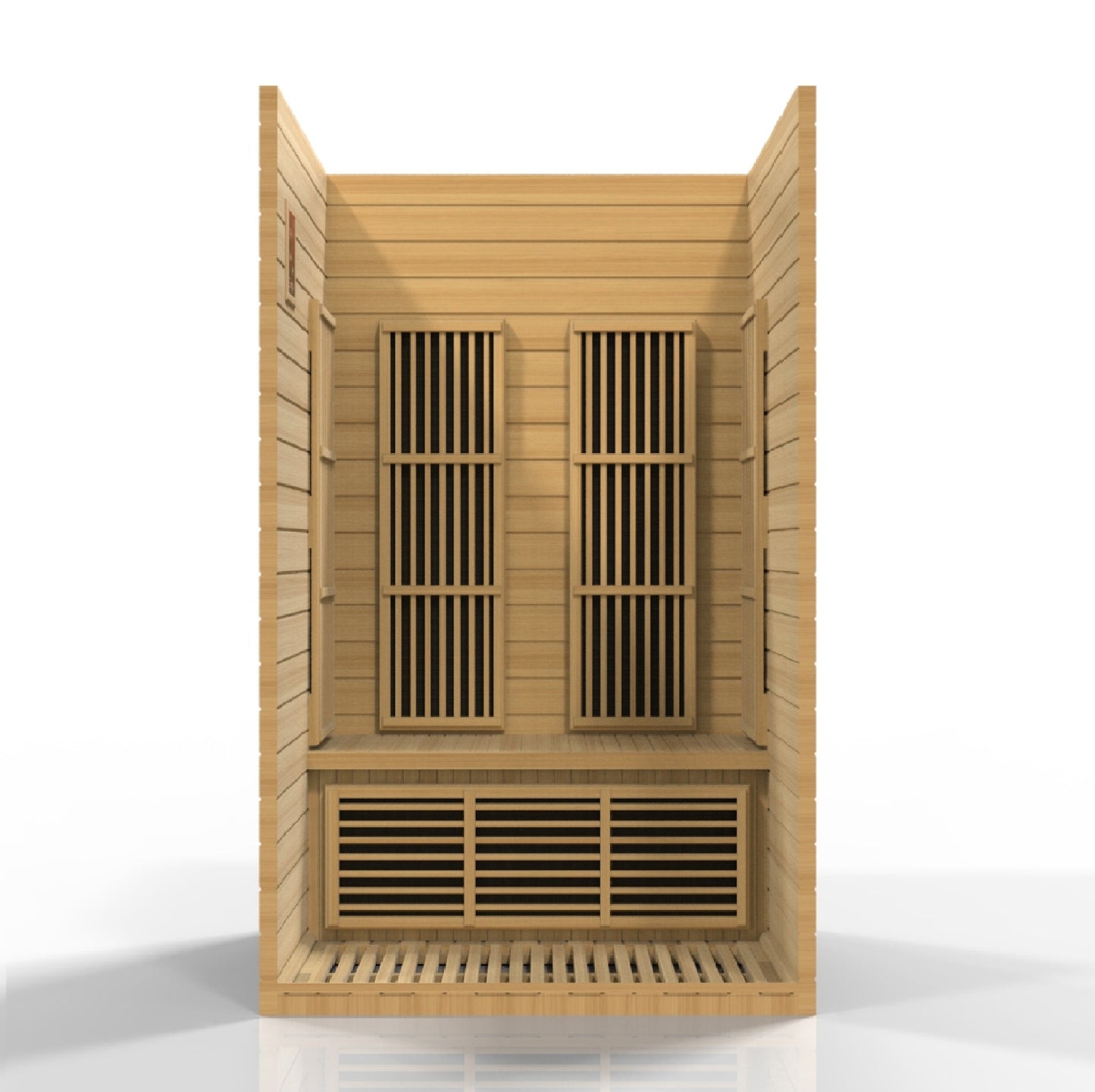 Golden Designs "Seattle" 2 Person Near Zero EMF FAR IR Sauna - MX-J206-01-ZF
