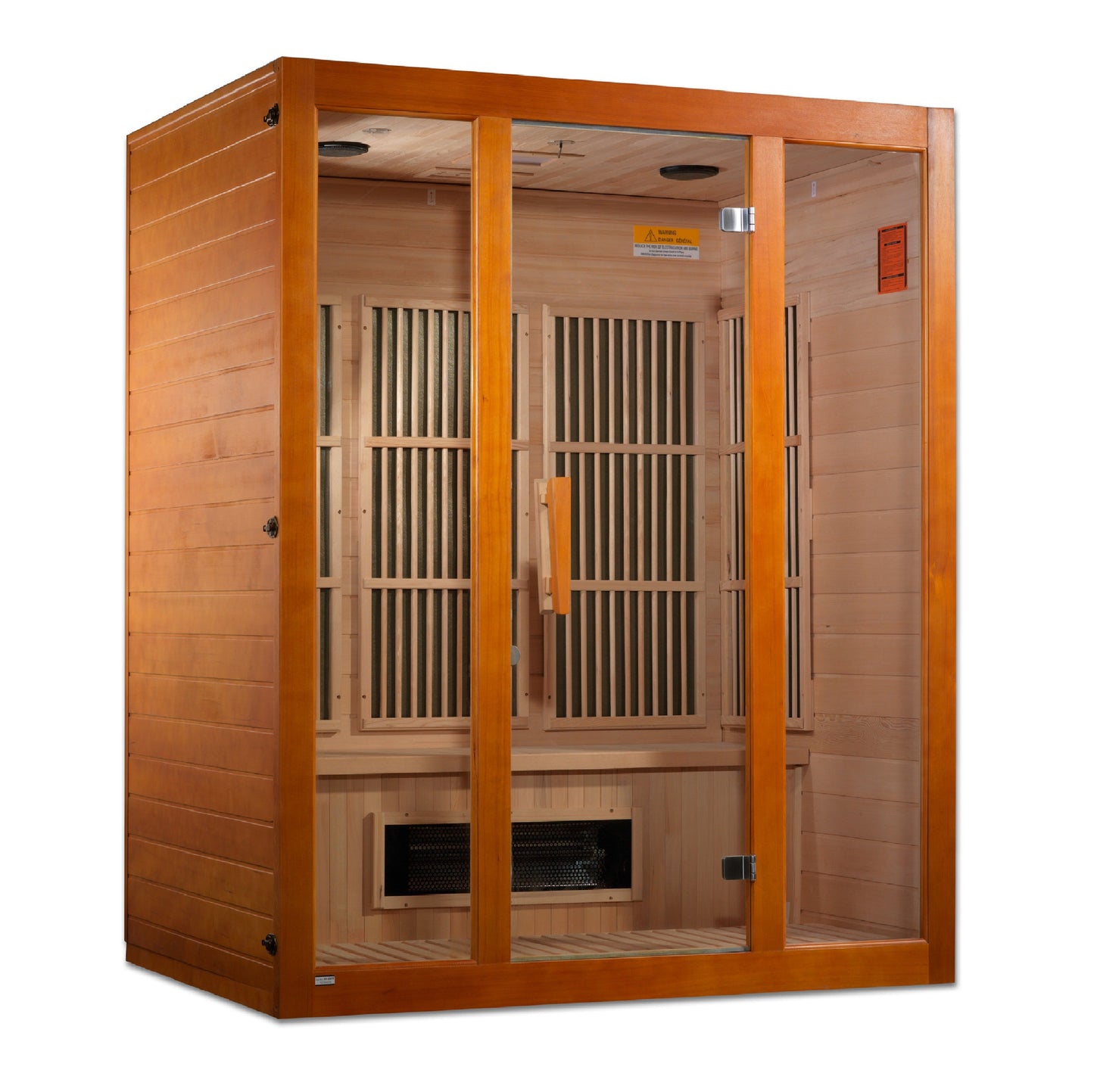 Golden Designs Dual Tech 3 person Low EMF FAR IR Sauna - MX-J306-02S