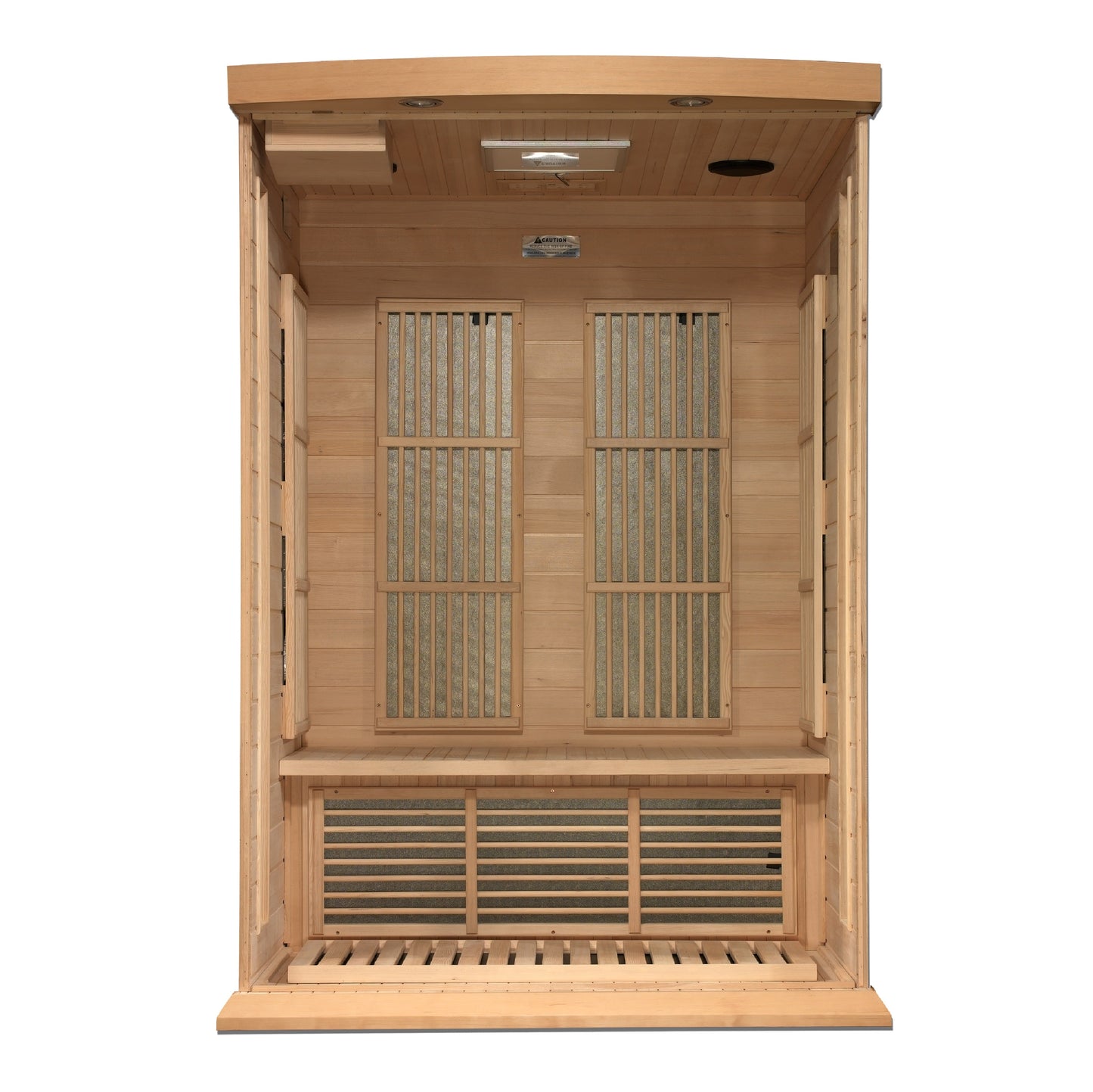 Golden Designs 2 Person Near Zero EMF FAR IR Sauna  - MX-K206-01-ZF HEM