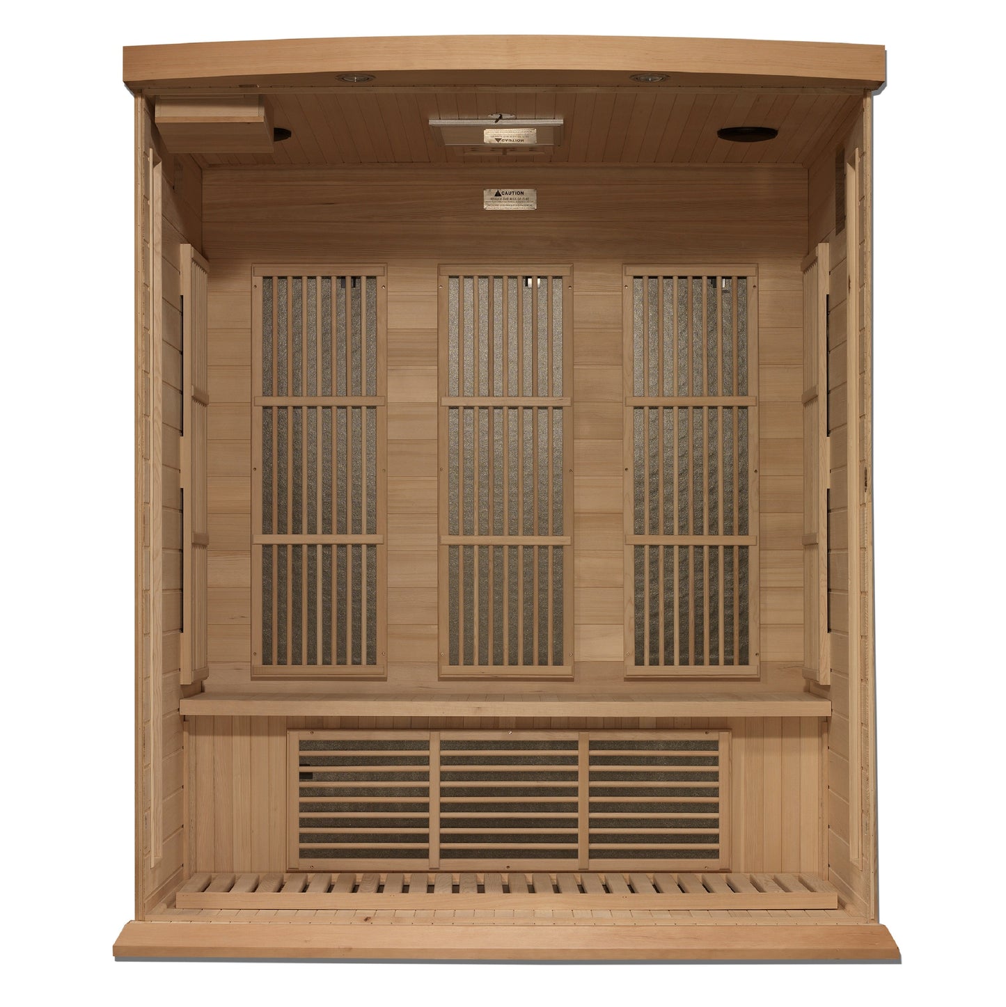 Golden Designs 3 Person Near Zero EMF FAR IR Sauna - MX-K306-01-ZF HEM