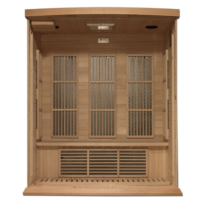 Golden Designs 3 Person Near Zero EMF FAR IR Sauna - MX-K306-01-ZF HEM