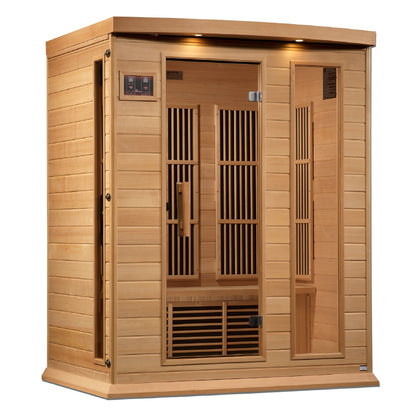 Golden Designs 3 Person Near Zero EMF FAR IR Sauna - MX-K306-01-ZF HEM