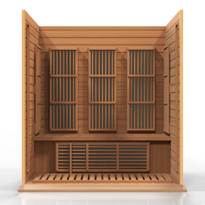 Golden Designs "Montilemar" 3 Person Near Zero EMF FAR IR Sauna  - MX-K306-01-ZF CED