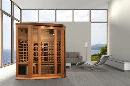 Golden Designs 3 Person Full Spectrum IR Sauna - MX-M356-01 FS Red Cedar