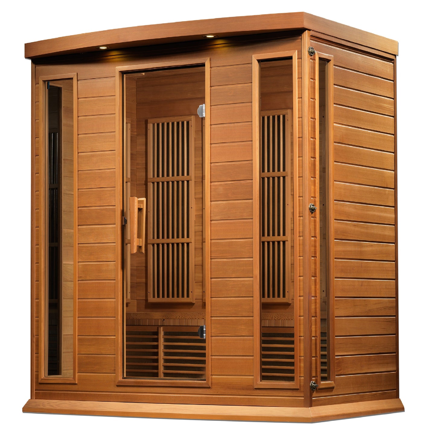 Golden Designs 4 Person Low EMF FAR IR Sauna - MX-K406-01 Red Cedar