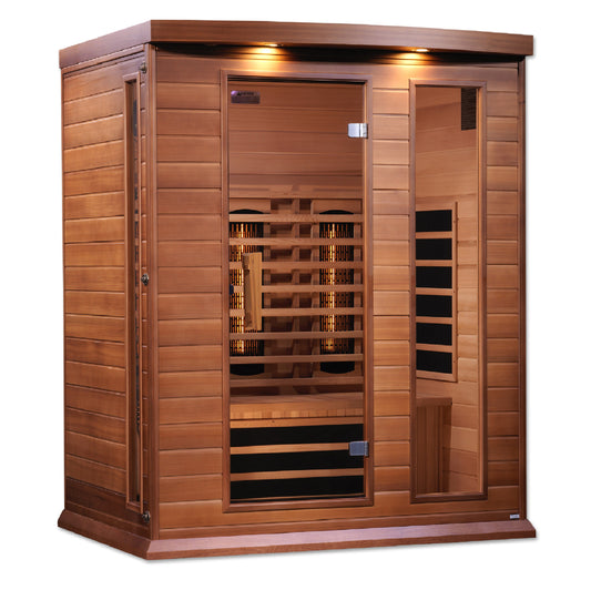 Golden Designs 3 Person Full Spectrum IR Sauna - MX-M306-01 FS Red Cedar