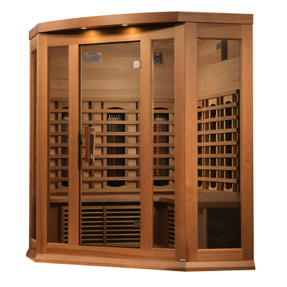 Golden Designs 3 Person Full Spectrum IR Sauna - MX-M356-01 FS Red Cedar