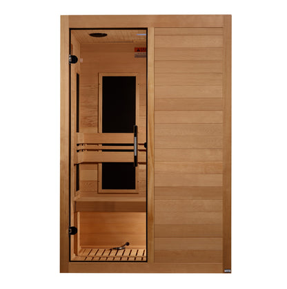 Golden Designs "S-Line" 2 Person Low EMF FAR IR Sauna - MX-S206-01