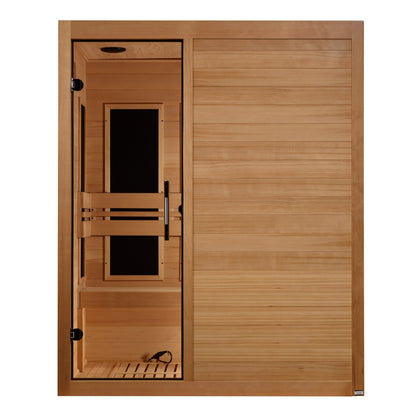 Golden Designs Toscana" 3 Person Ultra Low EMF FAR IR Sauna  - DYN-6315-05 Elite