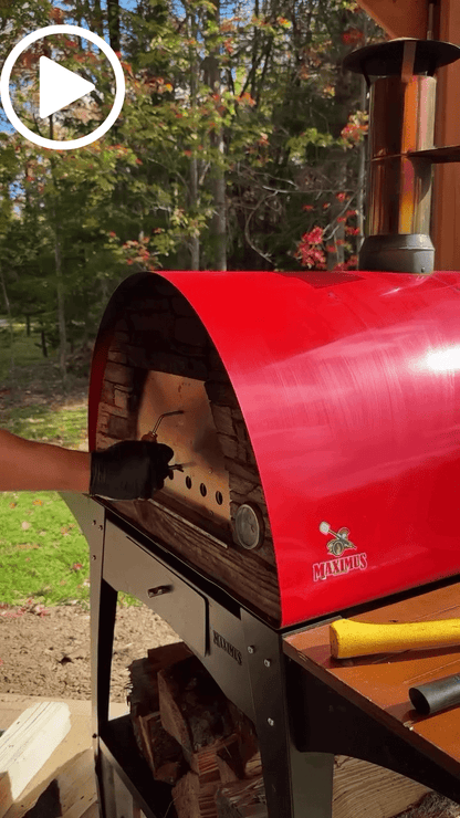 MAXIMUS MOBILE PIZZA OVEN RED **BEST SELLER**