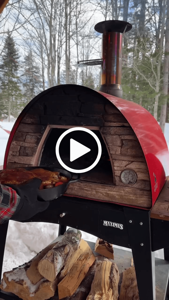 MAXIMUS MOBILE PIZZA OVEN RED **BEST SELLER**